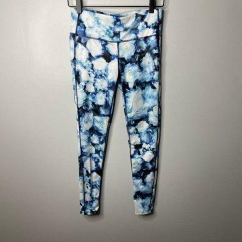 Athleta Blue Print Leggings‎